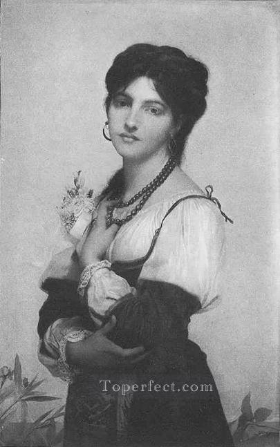 A Bride of Sorrento Jules Joseph Lefebvre Oil Paintings